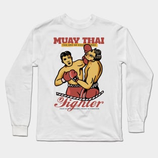 Muay Thai Vintage The Art of Eight Limbs Long Sleeve T-Shirt